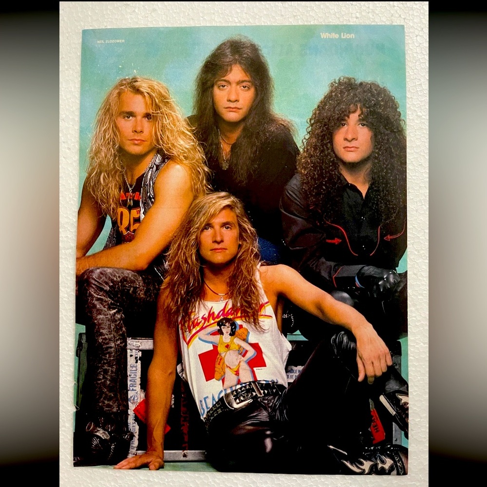 White Lion Band Pinup